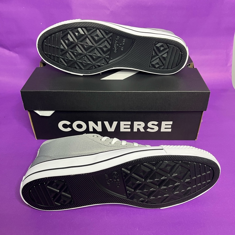 Converse Chuck Taylor All Star Malden Men’s Size 10.5 Sneaker Grey/White - Picture 7 of 8